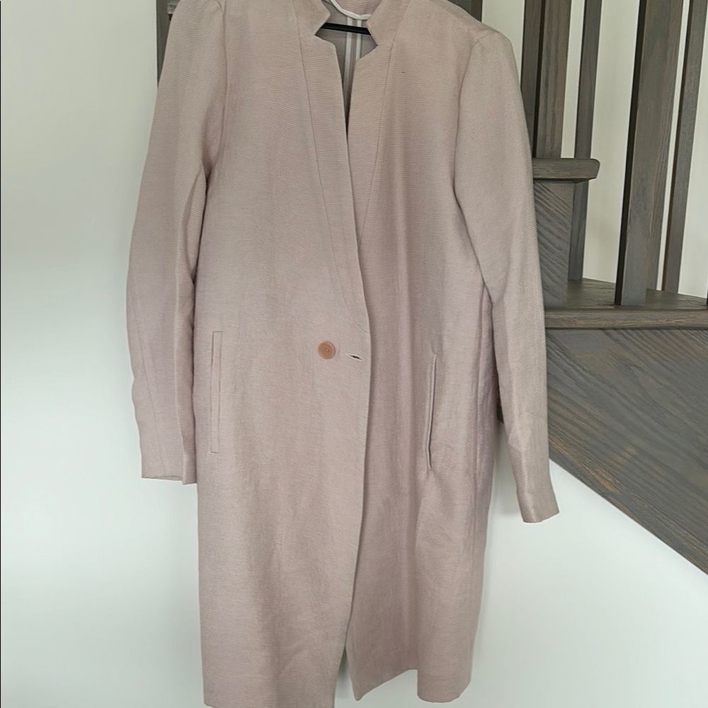 Chic Pink Overcoat